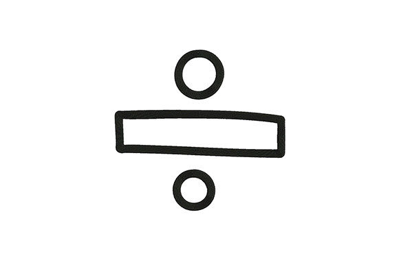 Divide Sign Symbol: A Designer's Review for Personalized Gifts