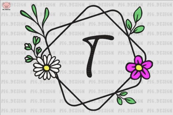 Flower Daisy Font T Review for Handmade Gifts