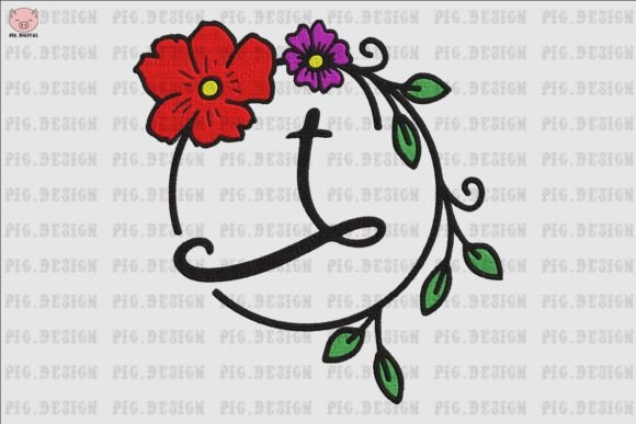 Flower Font T: A Designer's Real-World Embroidery Review