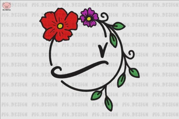Flower Font V Review for Small Business Merch