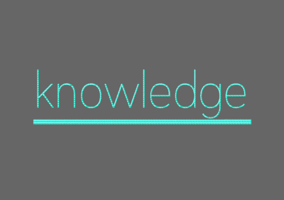Knowledge: A Designer's Take on This Back to School Embroidery Design