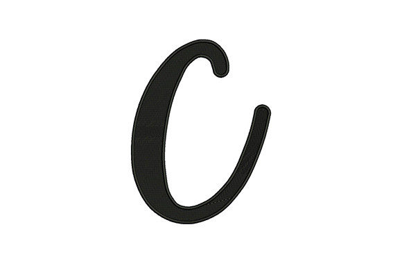 Lower Case Alphabet C for Seasonal Collections