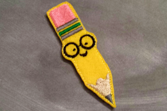 Pencil Nerd: A Designer's Take on a Back to School Applique