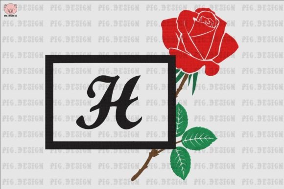 Reviewing Rose Font H for Real Embroidery Projects