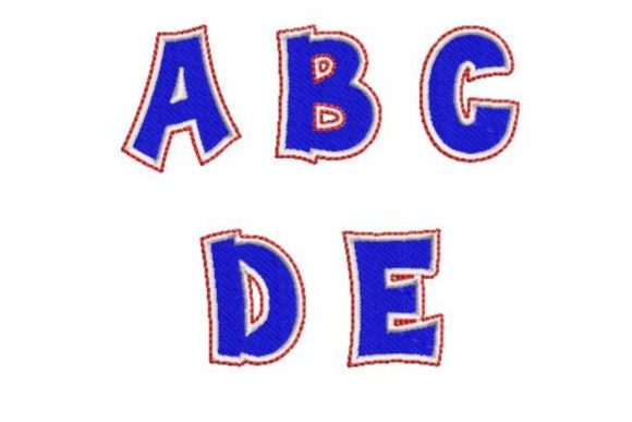 Reviewing Watercolorstyle Letter a-E for Seasonal Collections